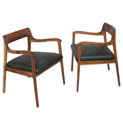 Pair of "Riemerschmid" Arm Chairs by Dunbar