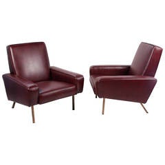 Pierre Guariche for Airborne, Pair of Armchairs