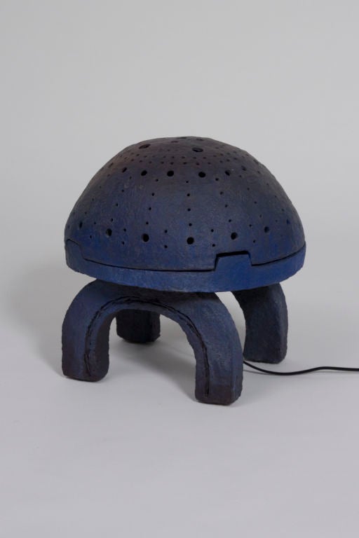 Papier Mache "Pod" Lamp by Isabelle Lanchon