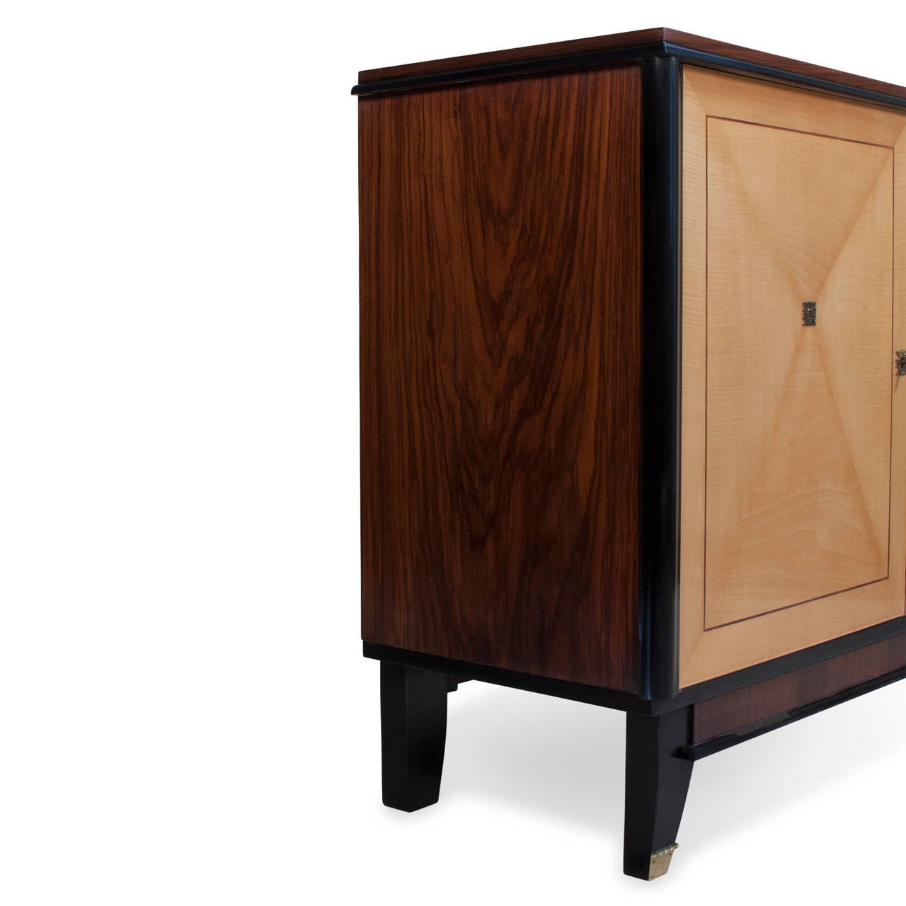 Mid-20th Century French 1940s Two-Door Cabinet