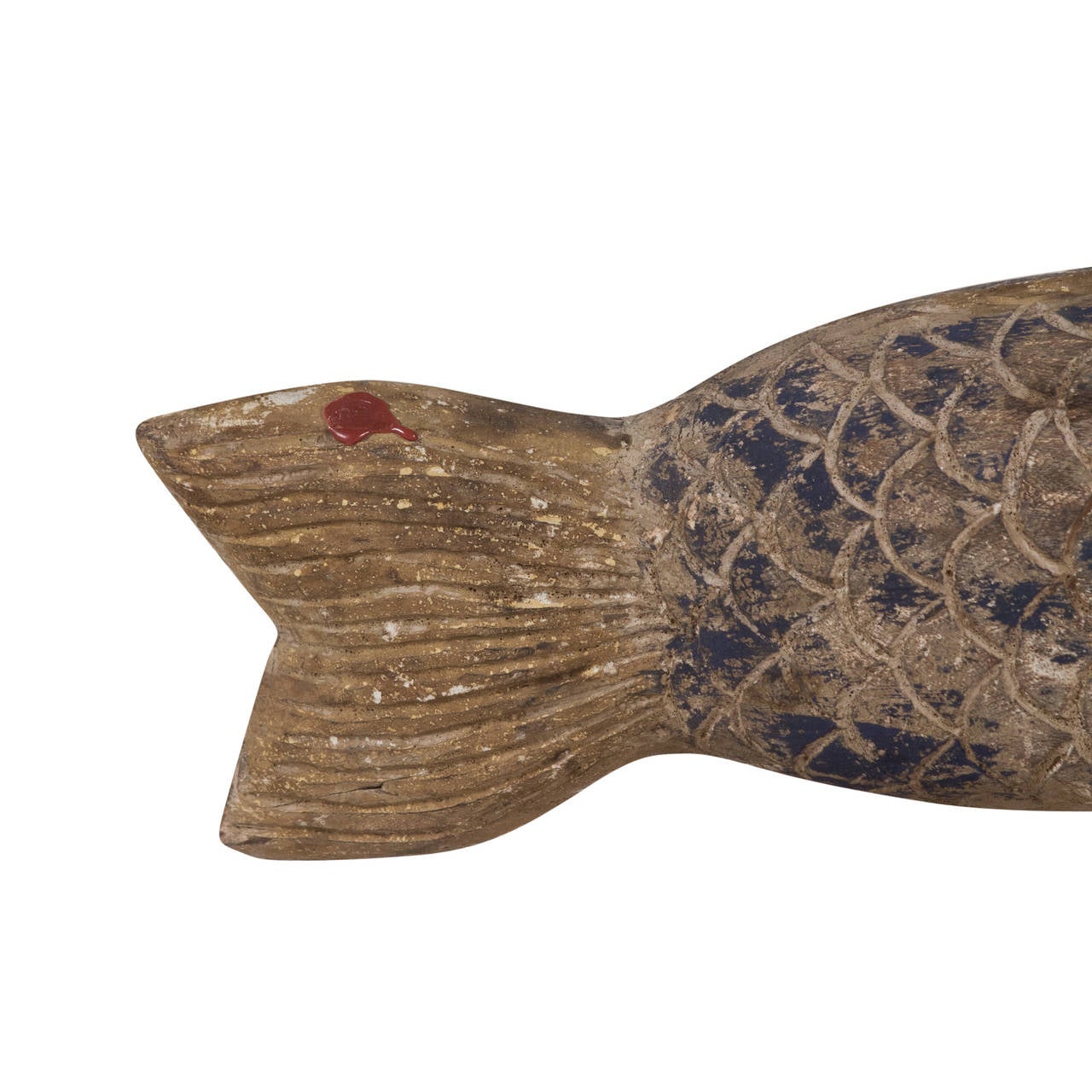 Carved Chinese Wooden Fish 1