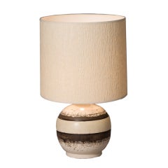 "Fading Bands" Ceramic Table Lamp by Sevres