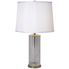 Crystal Table Lamp by Baccarat