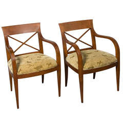 Baker Chairs, Pair