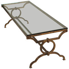 Gilt Iron Coffee Table