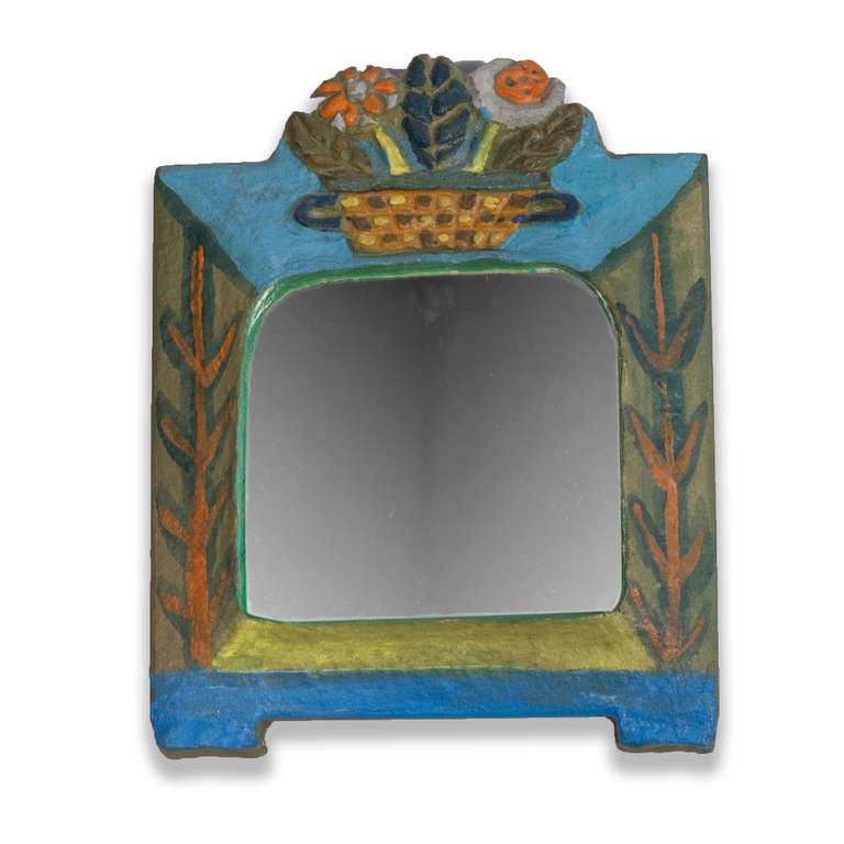 French Hand Carved Mirrors by Les Argonautes Vallauris