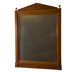 Neoclassical Style Fruitwood Frame Mirror