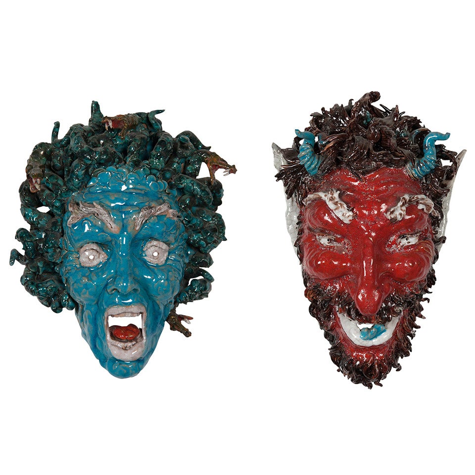 Mythological Masks by Pattarino