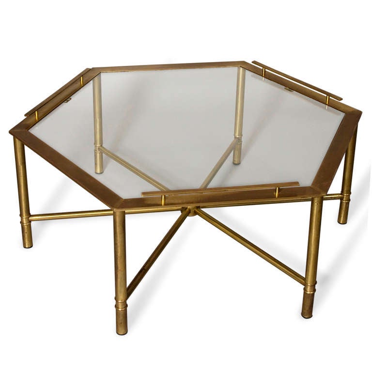 American Bronze Hex Coffee Table