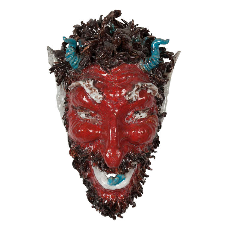 Ceramic Mythological Masks by Pattarino
