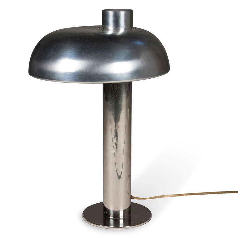 American Polished Dome Desk Lamp