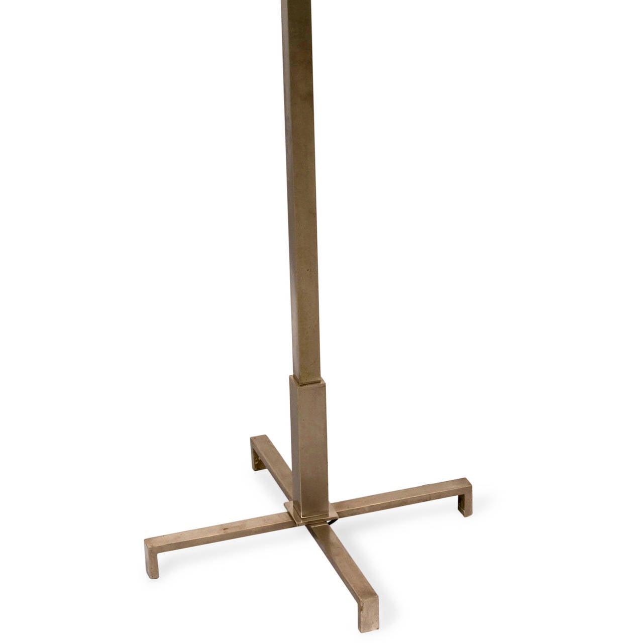 Cruciform Steel Floor Lamp In Excellent Condition For Sale In Brooklyn, NY