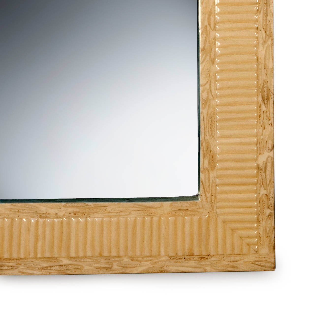 Lacquered Frame Mirror by Enrique Garcel In Excellent Condition For Sale In Brooklyn, NY