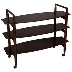 Gibbings Three-Tier, Rolling Etagere