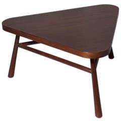 Solid Mahogany Coffee Table by Robsjohn-Gibbings