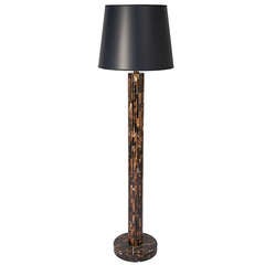 Horn and Bone Tesselated Floor Lamp