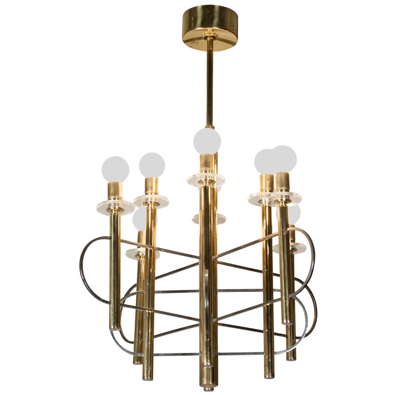 Sciolari Looped Chandelier For Sale