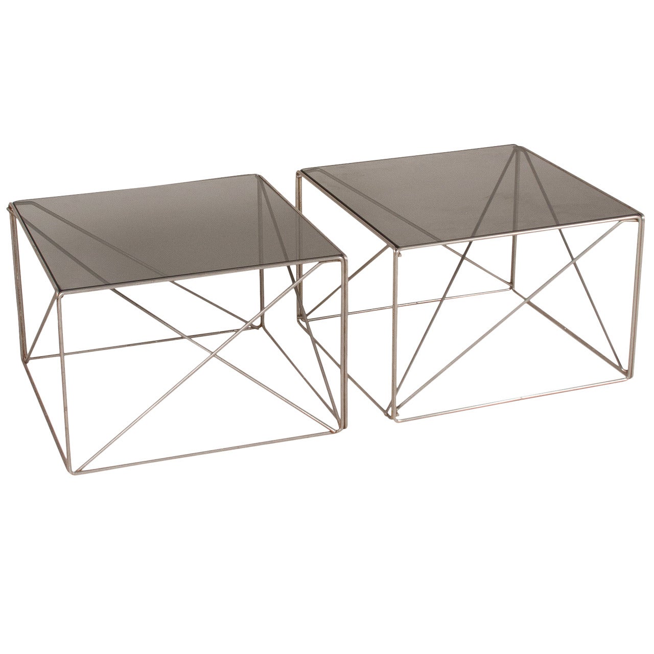 Pair of Max Sauze Tables For Sale