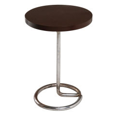 Bakelite and Chrome Occasional Table attrib. to Rene Herbst