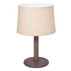 Leather Table Lamp