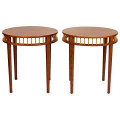 Pair of Beidermeier Style Side Tables