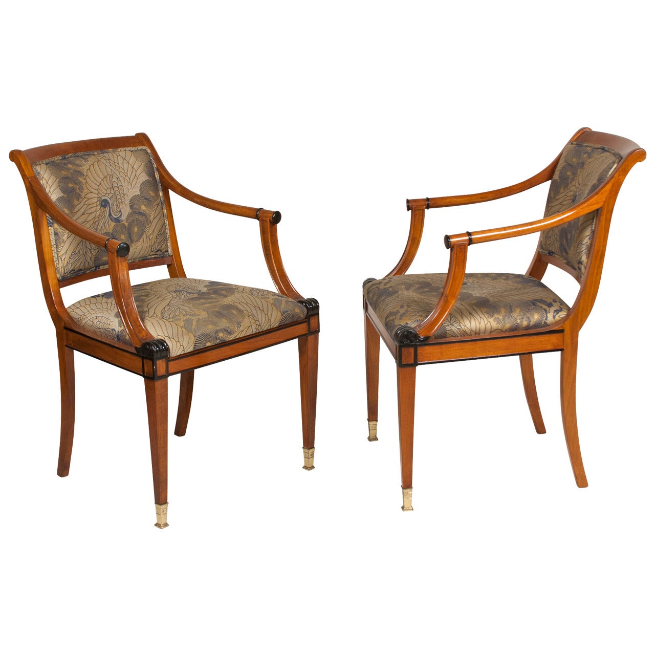 Empire Style Armchairs For Sale