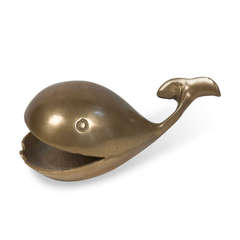 Adorable Bronze Whale Dish