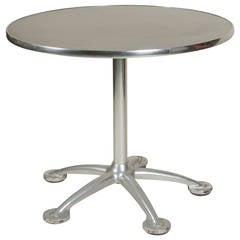 Aluminum and Steel Bistro Table