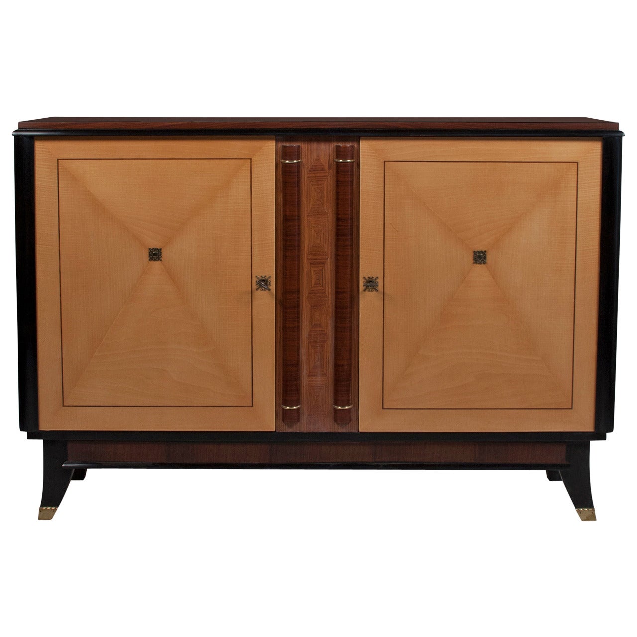 French 1940s Two-Door Cabinet For Sale
