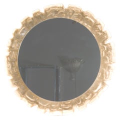 "Ice-Glass" Resin Frame Illuminated Mirror