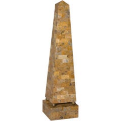 Tessalated Marble Obelisk by Maitland Smith