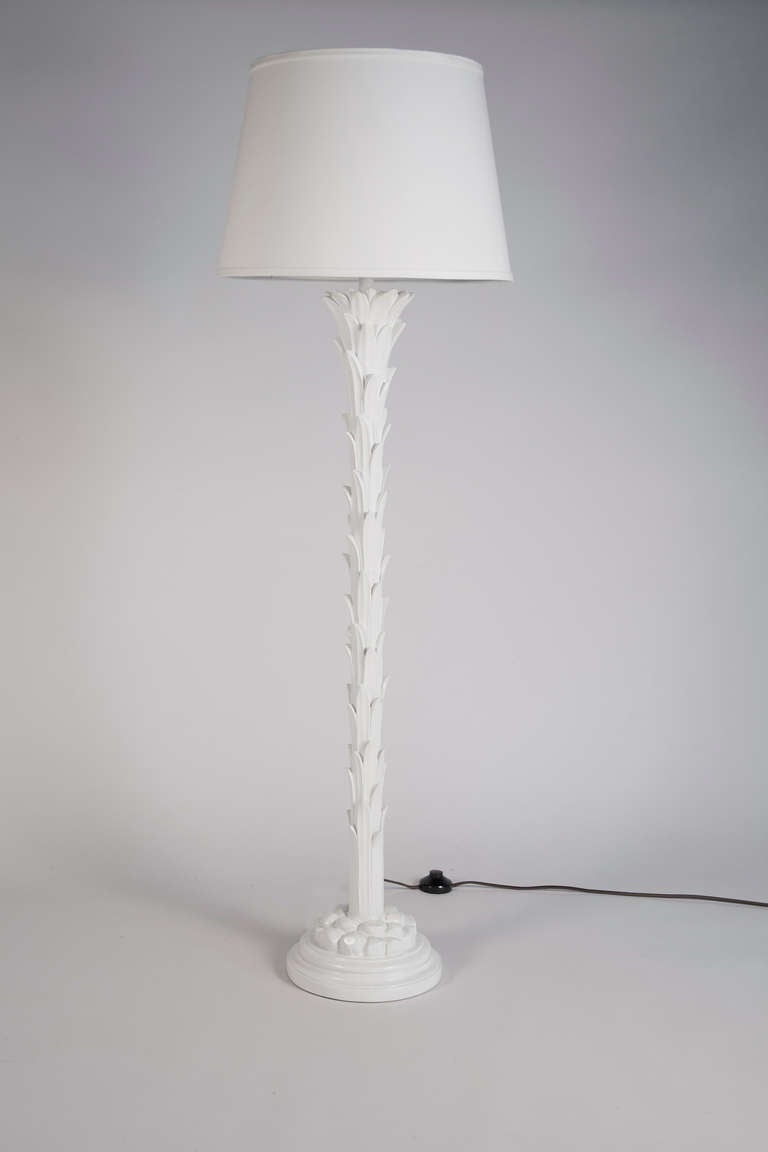 Serge Roche Style Palm Floor Lamp