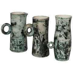 Ceramic Vases by Jacques Blin, S/3