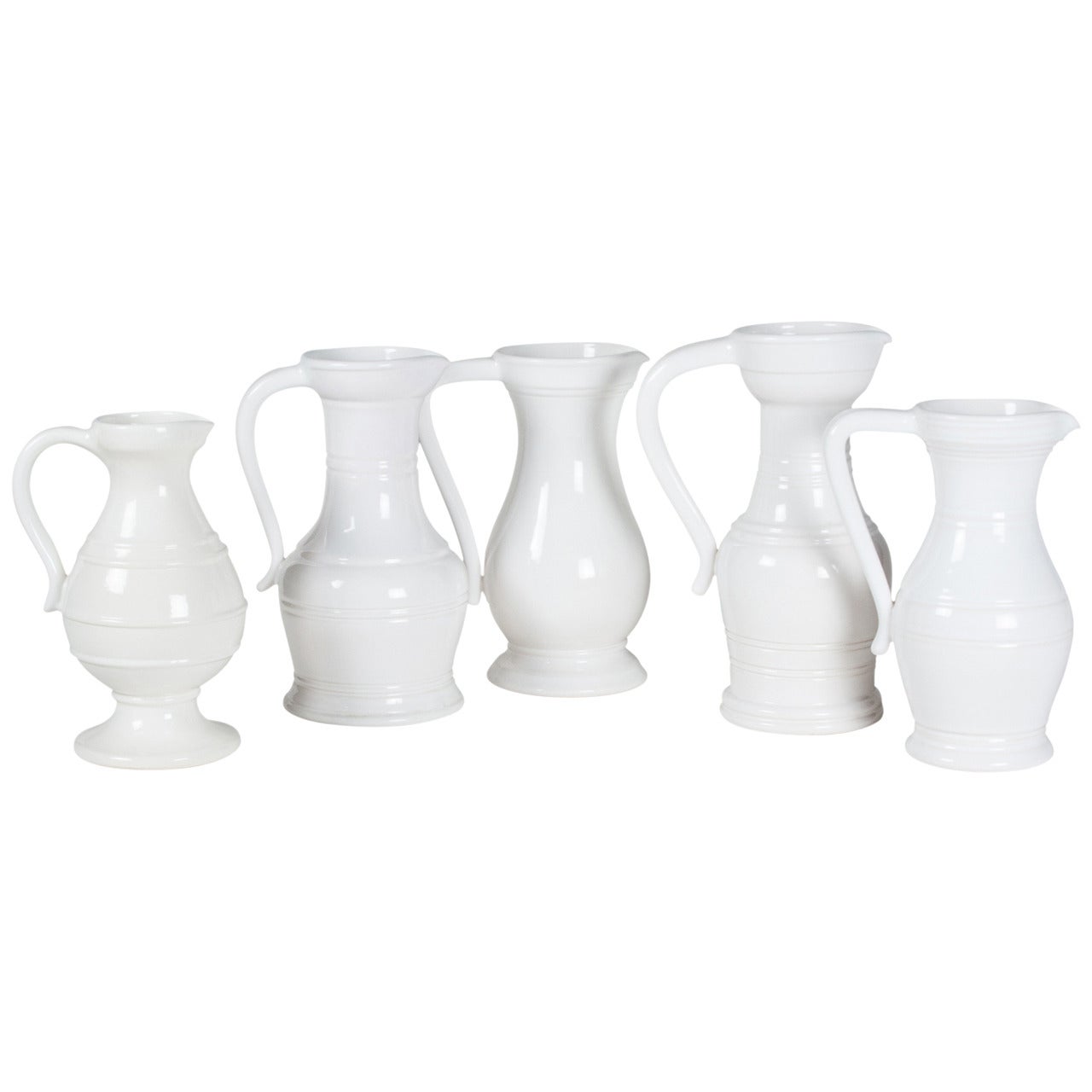 "Ghost Pitchers" by Pol Chambost, Set of Five For Sale