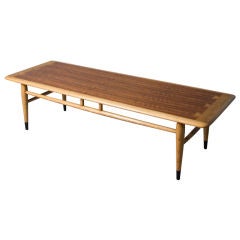 Oak and Walnut Dovetail Design Coffee Table