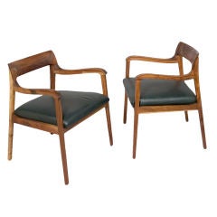 Pair of Edward Wormley "Riemerschmid" Arm Chairs for Dunbar