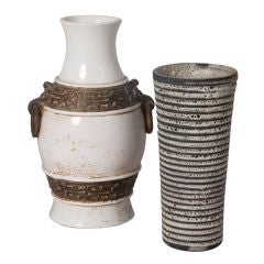 Two Modern Ceramic Vases