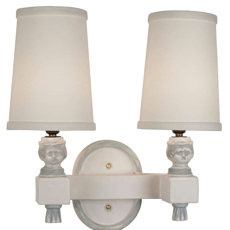 Pair of Arbus Style Sconces In Excellent Condition In Brooklyn, NY