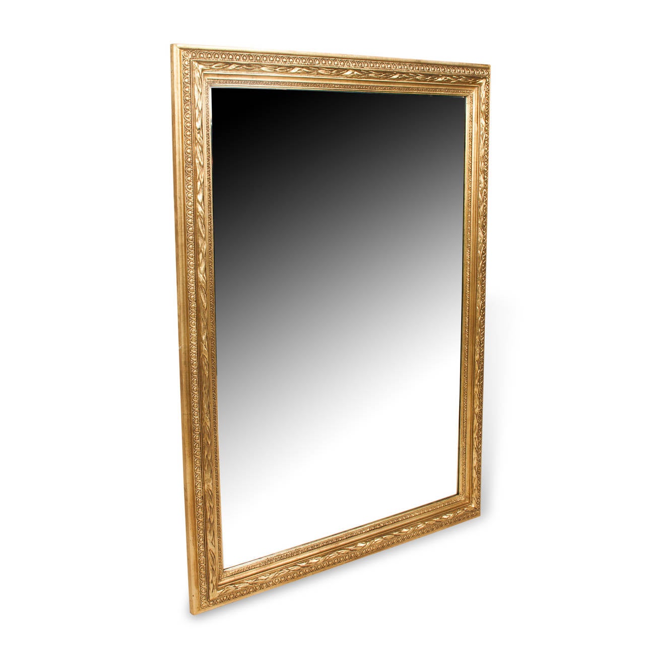 American Carved Giltwood Mirror For Sale