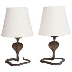Cobra Lamps, Pair