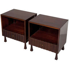 Pair of Mahogany End Tables by Widdicomb