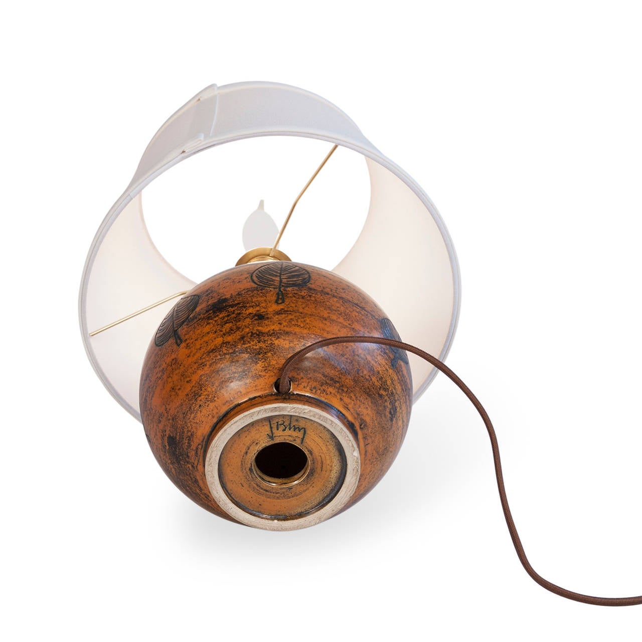French Ceramic Lamp by Jacques Blin
