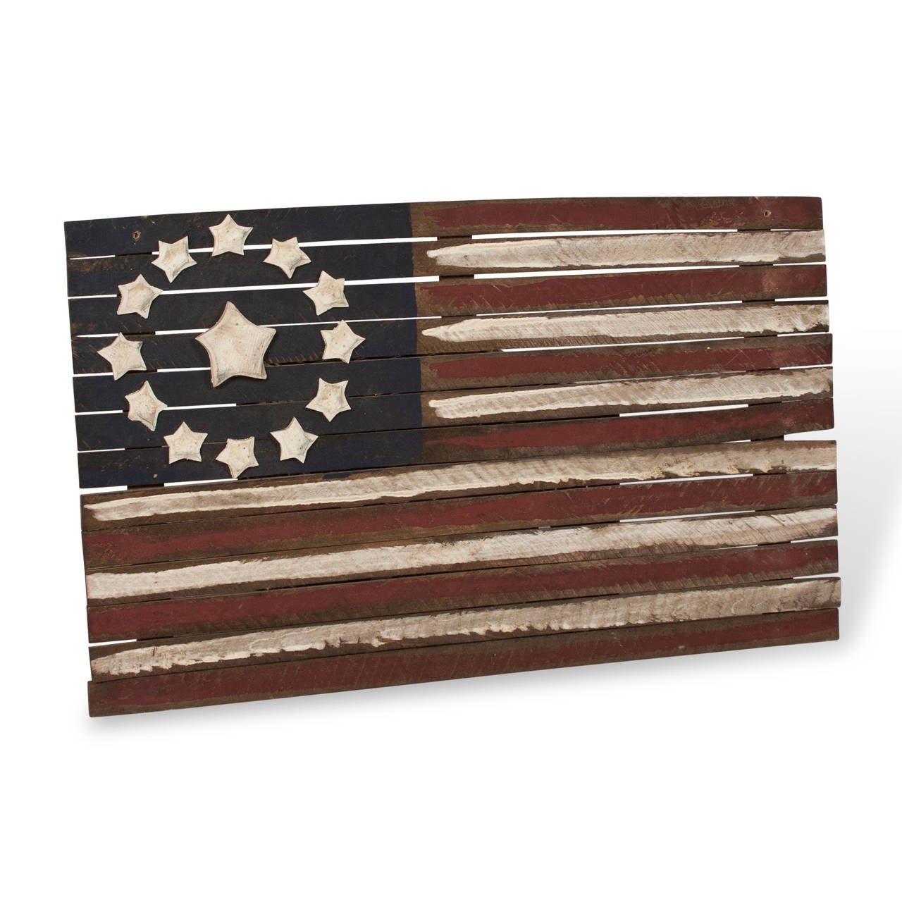 Folk Art American Flag In Good Condition For Sale In Brooklyn, NY