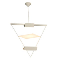 Inverted Triangle Hanging Light by Mario Botta for Artemide