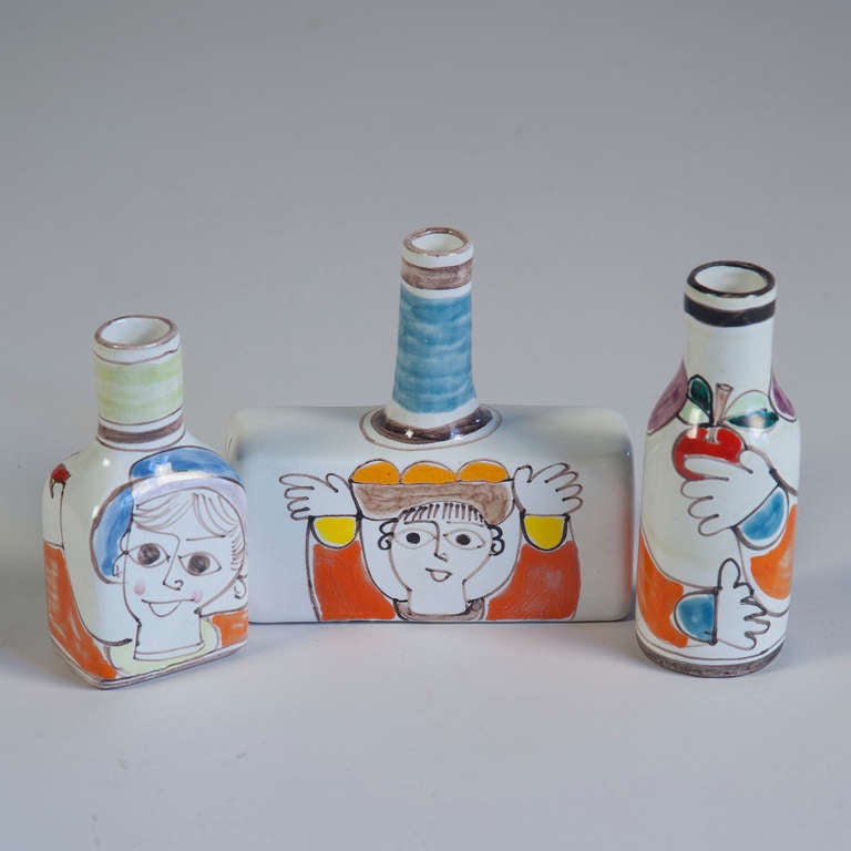 Three Colorful Ceramics by DeSimone