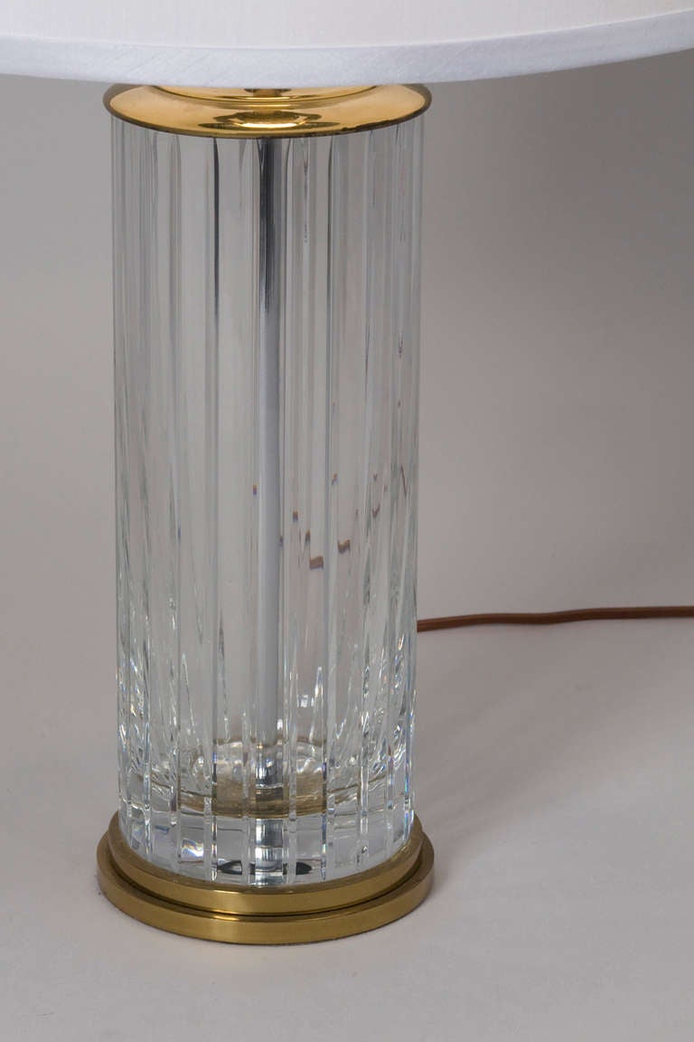 Baccarat Table Lamp In Excellent Condition In Brooklyn, NY