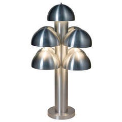 Nine light "Cantharel" lamp