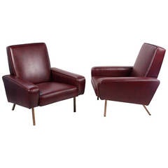 Pair of Armchairs by Pierre Guariche for Airborne