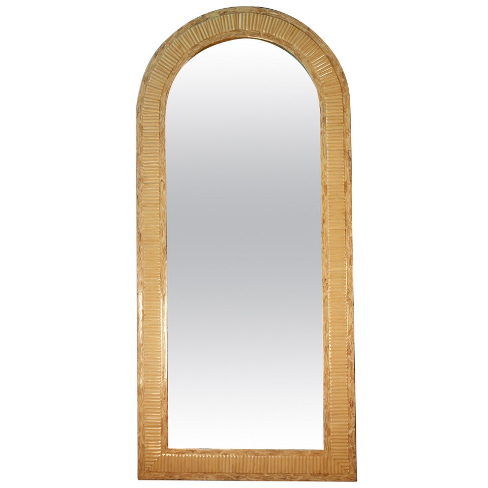 Lacquered Frame Mirror