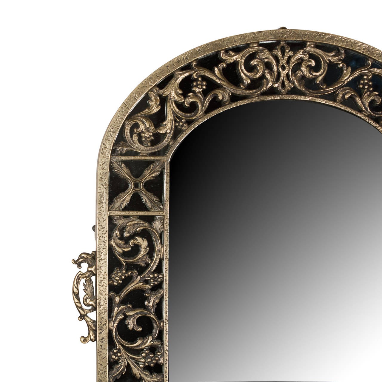 American Oscar Bach Reticulated Bronze Mirror